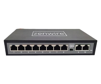 Switche Zenwire POE 1028 (10x10/100 Mbps)